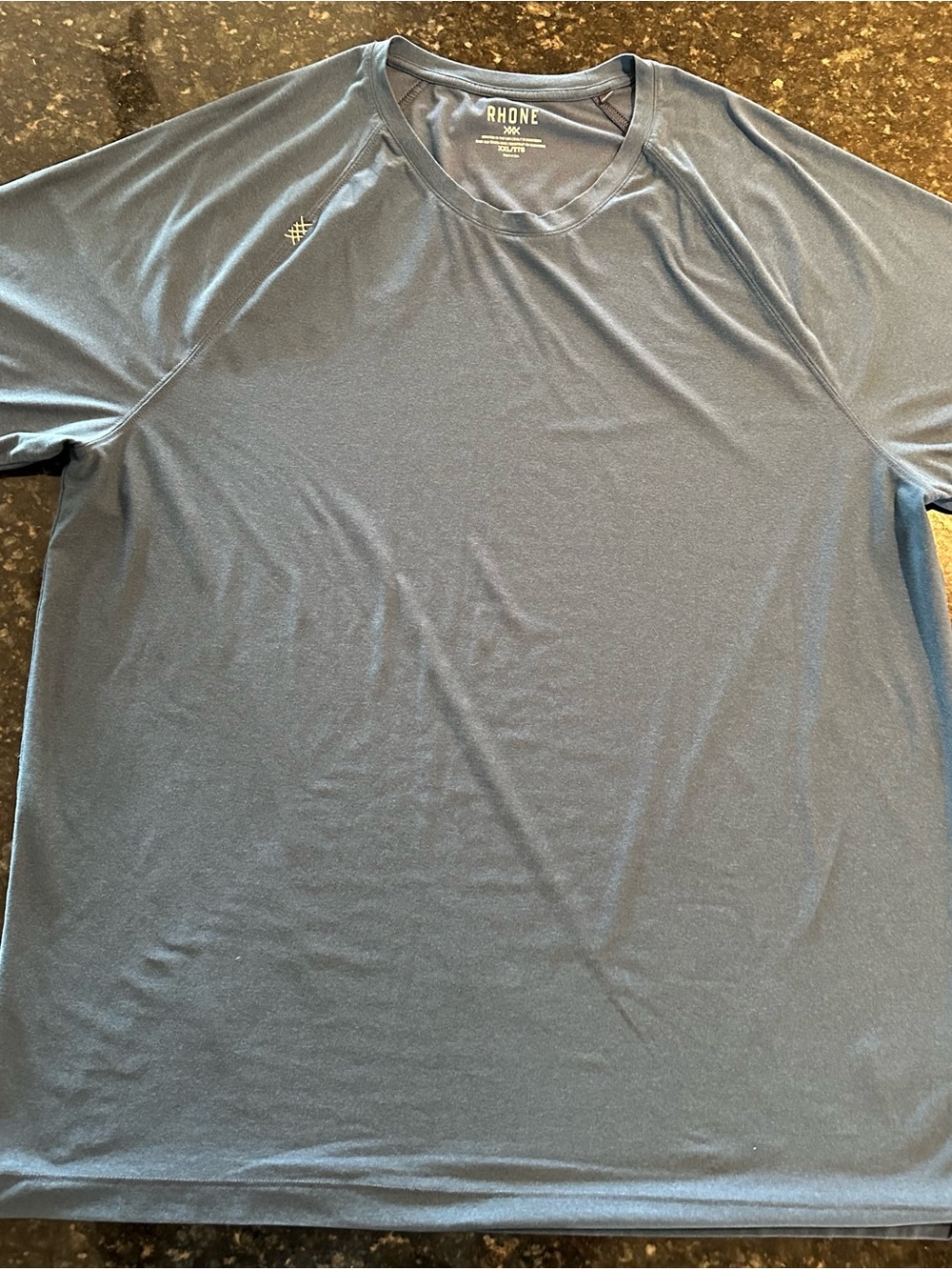 RHONE Men's Slate Blue Short-Sleeve Performance Tee